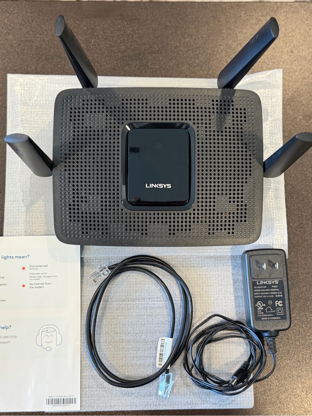 LINKSYS Tri-Band Mesh WiFi 5 Router - Picture 5 of 6